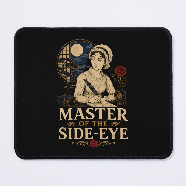 Item preview, Master Of The Side Eye Jane Austen Pride and Prejudice Vintage Art designed and sold by Fenay Designs.
