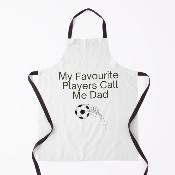 Item preview, My Favourite Players Call Me Dad (Football) - Black Text designed and sold by GryphonTees.