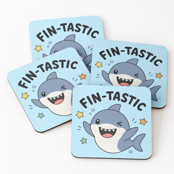 Item preview, Fin-Tastic Fantastic | Cute Kids Baby Shark designed and sold by pixiedustpaint.