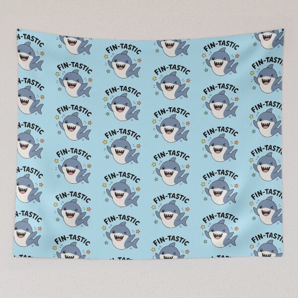 Item preview, Fin-Tastic Fantastic | Cute Kids Baby Shark designed and sold by pixiedustpaint.