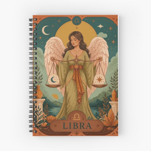 Item preview, Libra Zodiac Sign Angel Art Print | Vintage Celestial Libra Astrology Illustration | Boho Tarot Wall Art | Horoscope Goddess | Libra Birthday Gift | Moon Stars Aesthetic designed and sold by RSDigitalPrintDesign.