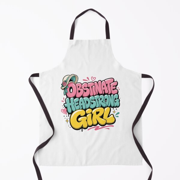 Item preview, Obstinate Headstrong Girl Pride and Prejudice Bubble Letter Art designed and sold by Fenay Designs.