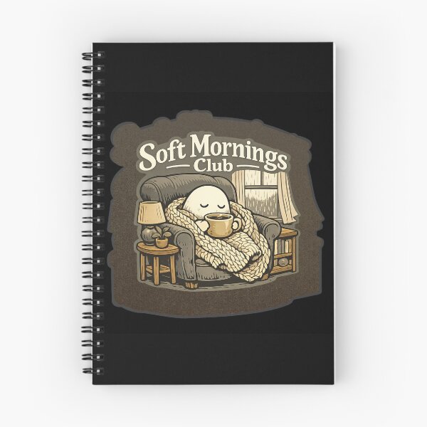 Item preview, Soft Mornings Club designed and sold by QuietNovaShop.