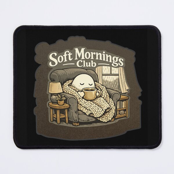 Item preview, Soft Mornings Club designed and sold by QuietNovaShop.