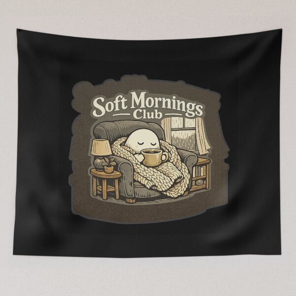 Item preview, Soft Mornings Club designed and sold by QuietNovaShop.