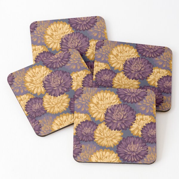 Item preview, Whimsical Chrysanthemum Floral - Flower Floral Pattern  - Retirement Gifts for Wife designed and sold by RoyalStarsPatts.