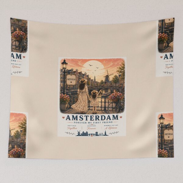 Item preview, Amsterdam Mother Daughter Forever My First Friend designed and sold by BagFactoryUK.
