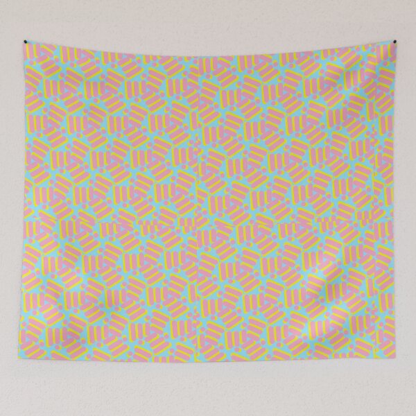 Item preview, Colour Carnival Retro Pattern Collection | Maximalist Geometric Floral and Character Designs designed and sold by VirtuallyCreativ .