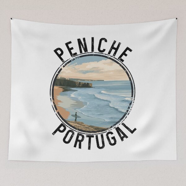 Item preview, Peniche - Portugal (with Black Lettering) designed and sold by VelvetRoom.