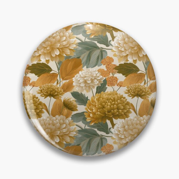 Item preview, Vibrant Chrysanthemum Print - Birth Flower Pattern - Retirement Gifts for Husband designed and sold by RoyalStarsPatts.
