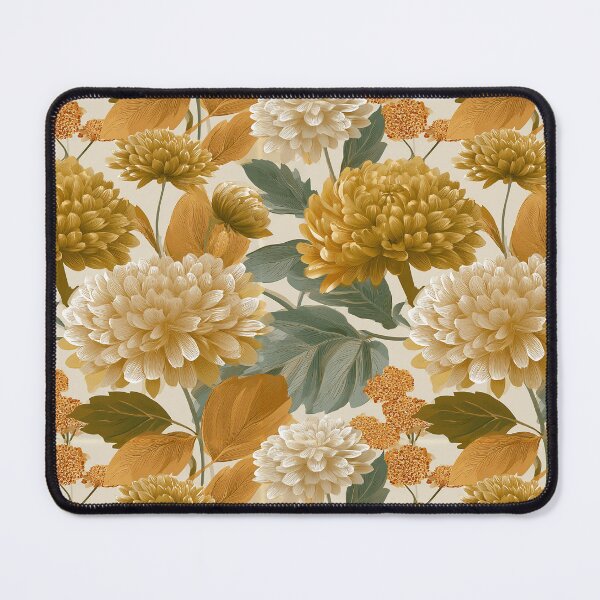 Item preview, Vibrant Chrysanthemum Print  - Birth Flower Pattern  - Retirement Gifts for Husband designed and sold by RoyalStarsPatts.