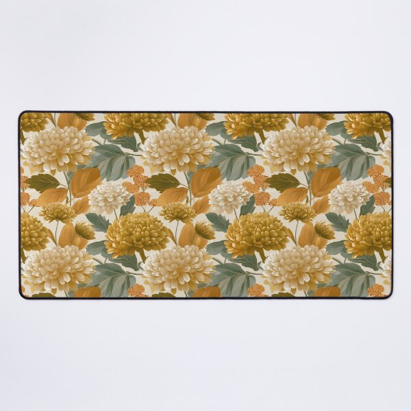 Item preview, Vibrant Chrysanthemum Print  - Birth Flower Pattern  - Retirement Gifts for Husband designed and sold by RoyalStarsPatts.