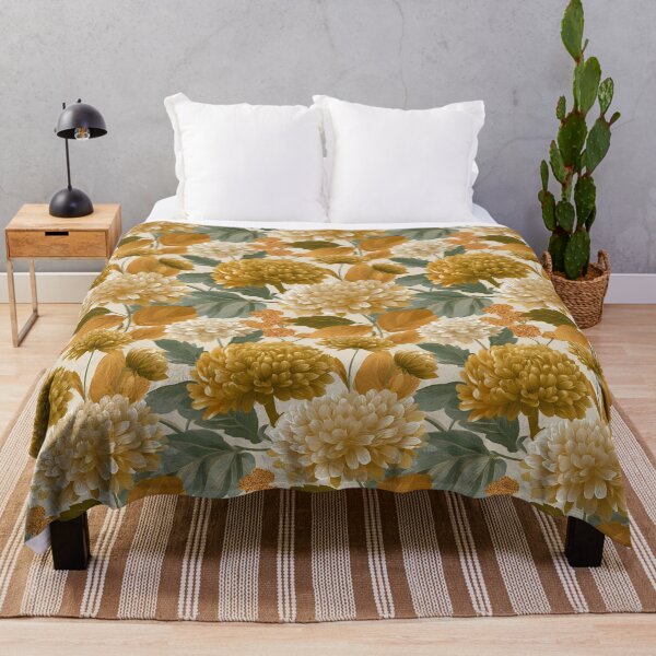 Item preview, Vibrant Chrysanthemum Print - Birth Flower Pattern - Retirement Gifts for Husband designed and sold by RoyalStarsPatts.
