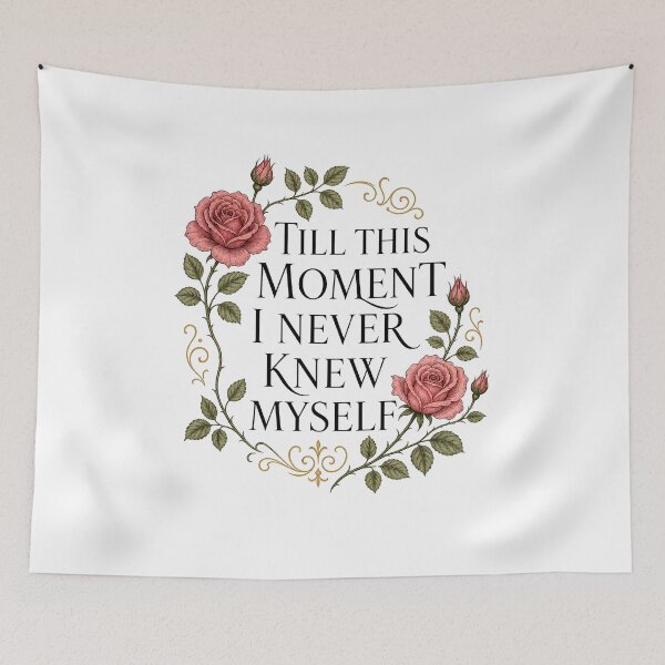 Item preview, Till This Moment I Never Knew Myself Pride and Prejudice Rose Art designed and sold by Fenay Designs.