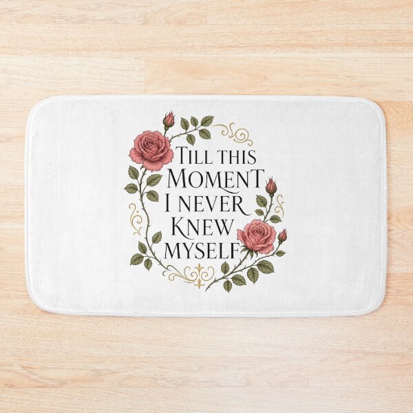 Item preview, Till This Moment I Never Knew Myself Pride and Prejudice Rose Art designed and sold by Fenay Designs.