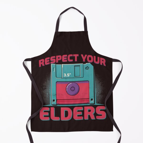 Item preview, Respect Your Elders Funny Retro Floppy Disk Tech Humor designed and sold by Malaryk.