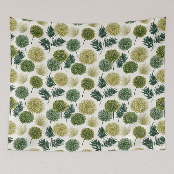Item preview, Edgy Chrysanthemum Flower - Tropical Flower Pattern  - Retirement Gifts for Dad designed and sold by RoyalStarsPatts.