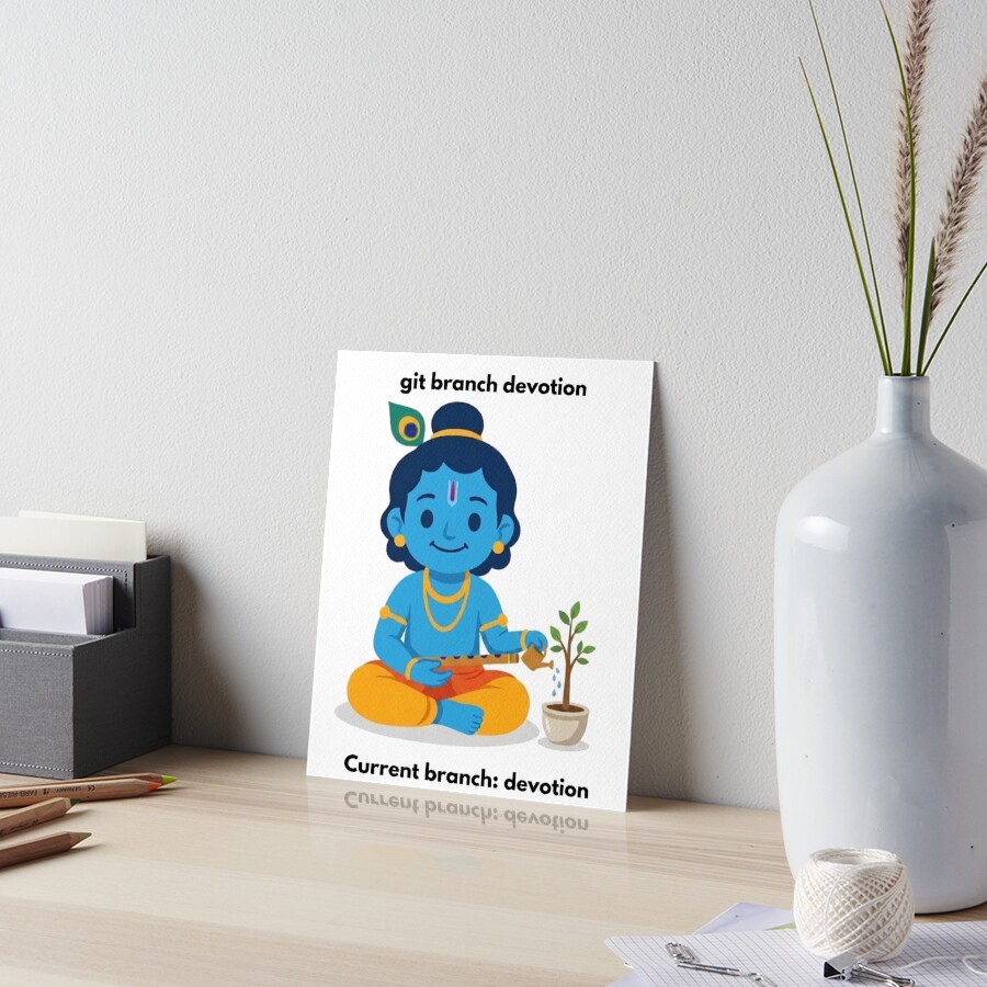 Item preview, Art Board Print designed and sold by BhaktiByte.