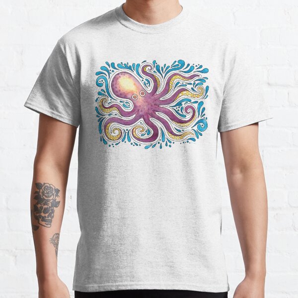 Purple Octopus Classic T-Shirt