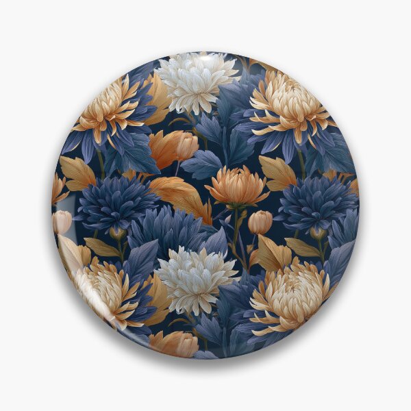 Item preview, Colorful Chrysanthemum - Birthday Flower Pattern - Secret Santa Gifts designed and sold by RoyalStarsPatts.