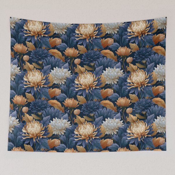 Item preview, Colorful Chrysanthemum  - Birthday Flower Pattern  - Secret Santa Gifts designed and sold by RoyalStarsPatts.