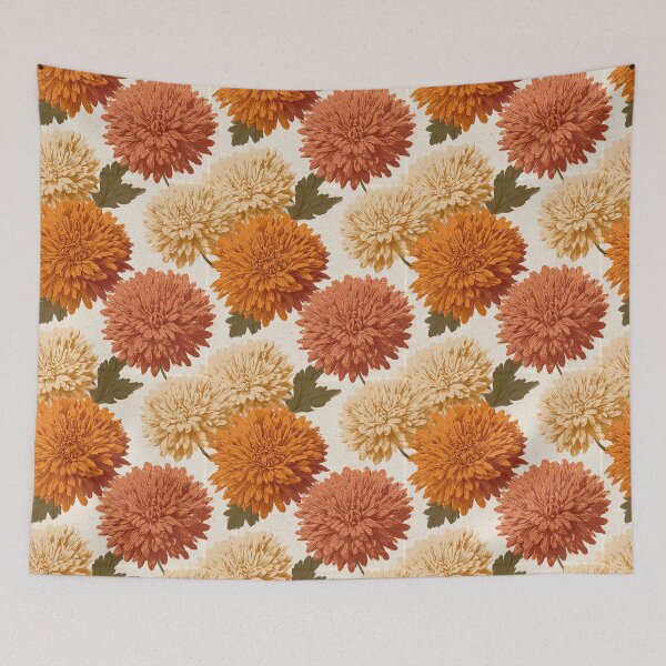 Item preview, Graceful Chrysanthemum Floral  - Birthday Flower Pattern  - Sympathy Gifts designed and sold by RoyalStarsPatts.