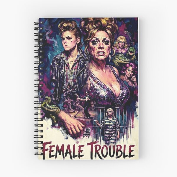 Item preview, Female Trouble Retro Cult Classic Movie Tribute Art Poster designed and sold by Art's Diner.