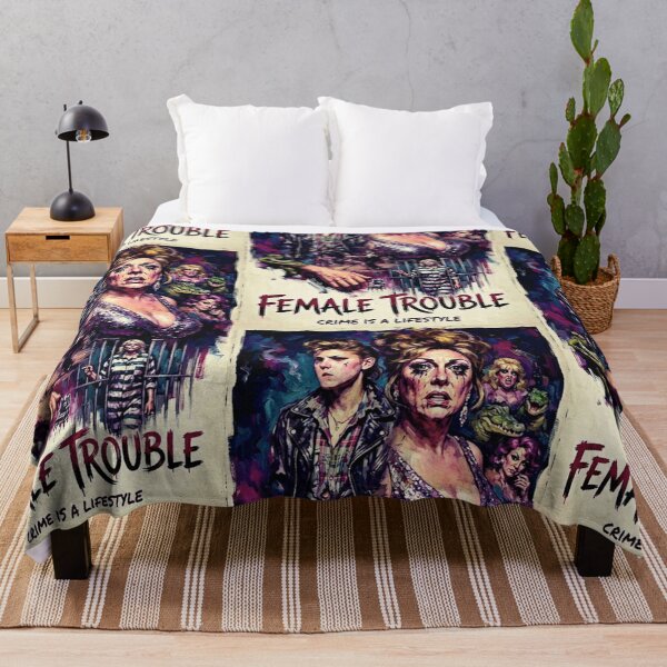 Item preview, Female Trouble Retro Cult Classic Movie Tribute Art Poster designed and sold by Art's Diner.