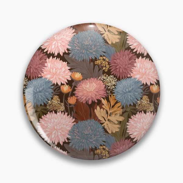 Item preview, Elegant Chrysanthemum Flower - Retro Flower Floral - Thank You Gifts designed and sold by RoyalStarsPatts.