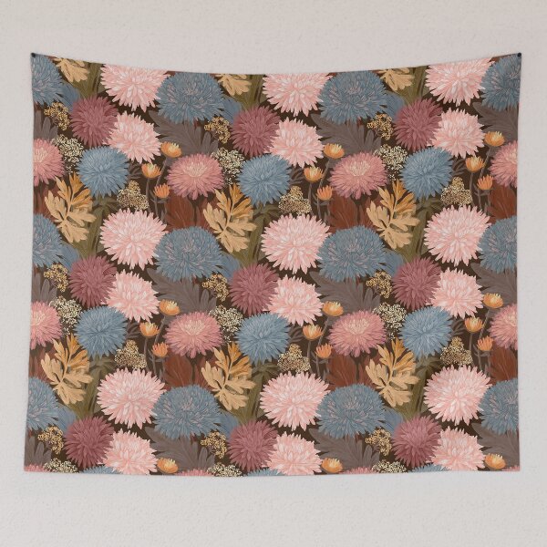 Item preview, Elegant Chrysanthemum Flower - Retro Flower Floral - Thank You Gifts designed and sold by RoyalStarsPatts.