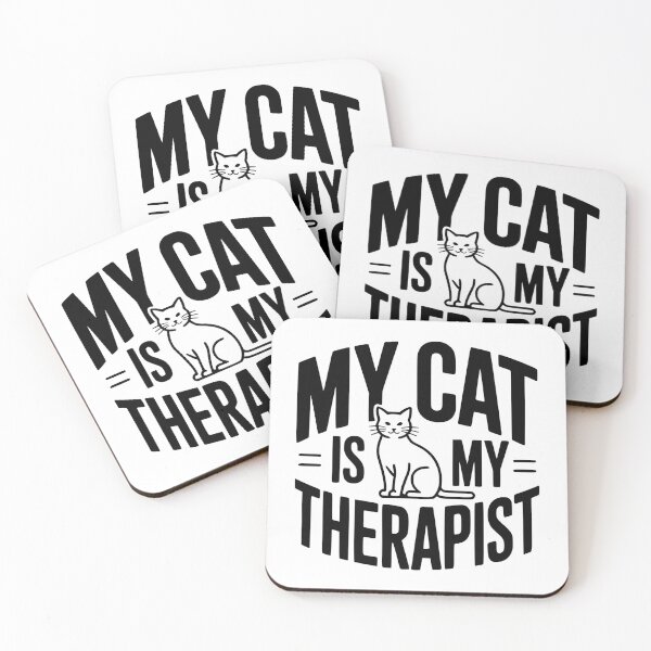 Item preview, My Cat Is My Therapist designed and sold by Frank Ring.