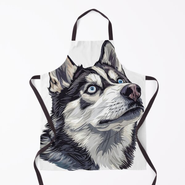 Item preview, Majestic Siberian Husky Vector Portrait designed and sold by Antony004.
