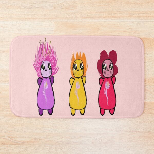 Item preview, Cute Magical Floral Spirits – Kawaii Fantasy Trio designed and sold by Yuki80.