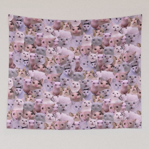 Item preview, Cats Memes pattern designed and sold by Studio Vickn.