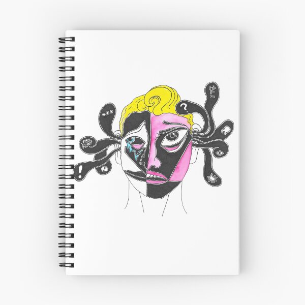 Item preview, Drawing Loud Thoughts Out Of Control Clean Black White Marker designed and sold by BOKEbyTC.