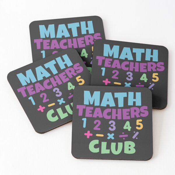 Item preview, Math teachers club designed and sold by Think4Prints.