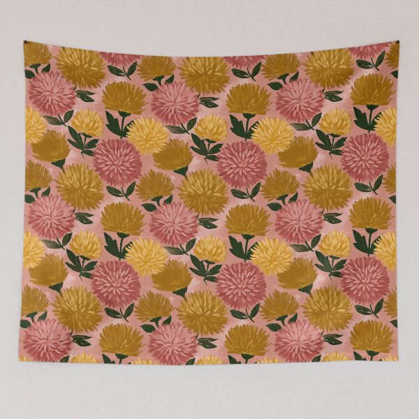 Item preview, Bold Chrysanthemum - Retro Flower Floral - Unique Gifts For Men designed and sold by RoyalStarsPatts.