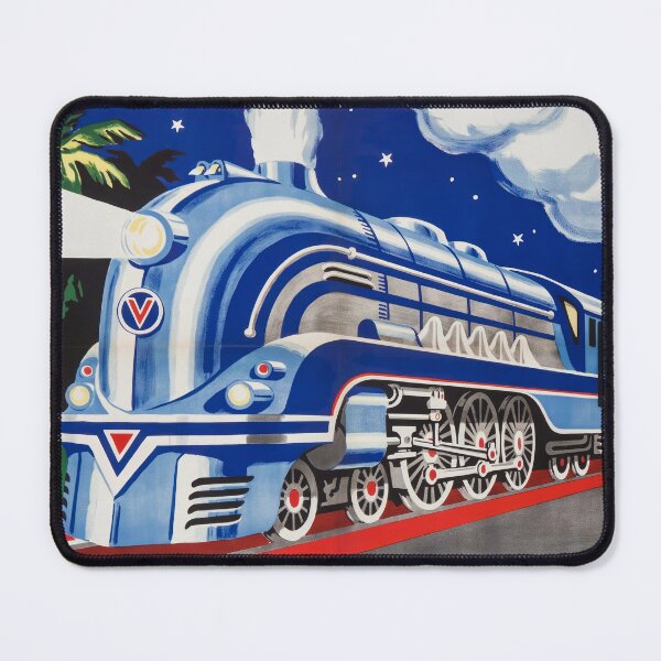 Item preview, Côte d'Azur Pullman Express Vintage Poster | Art Deco French Riviera Railway designed and sold by paulo silveira.