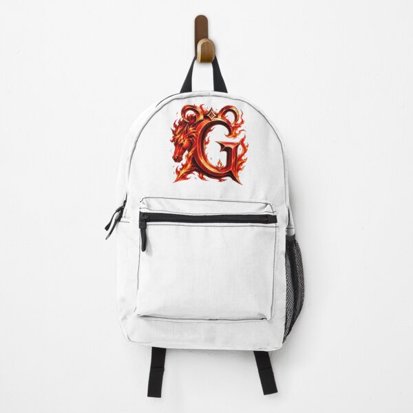 Item preview, Aries Emberstallion Flameglyph Letter G designed and sold by BlissBlvdShop.
