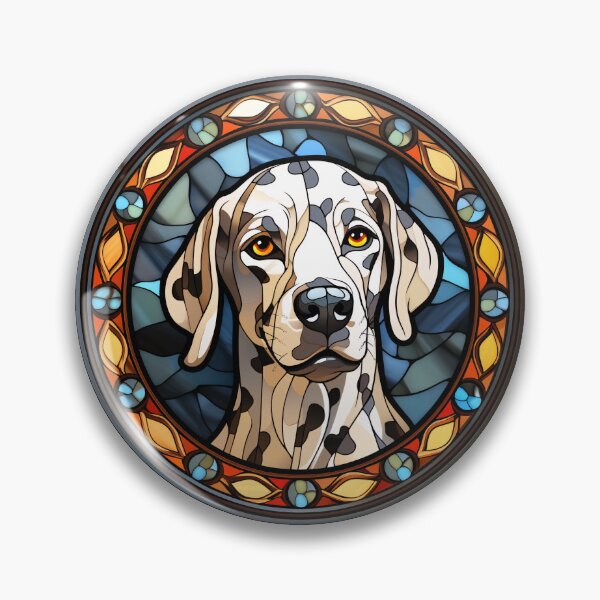Item preview, Dalmatian Dog Stained Glass Leadlight Artistic Design Mom Dad designed and sold by rafaeltto.