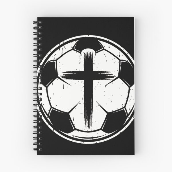 Item preview, Vintage Distressed Soccer Ball Cross Christian Faith Athlete designed and sold by haitrieuic96.