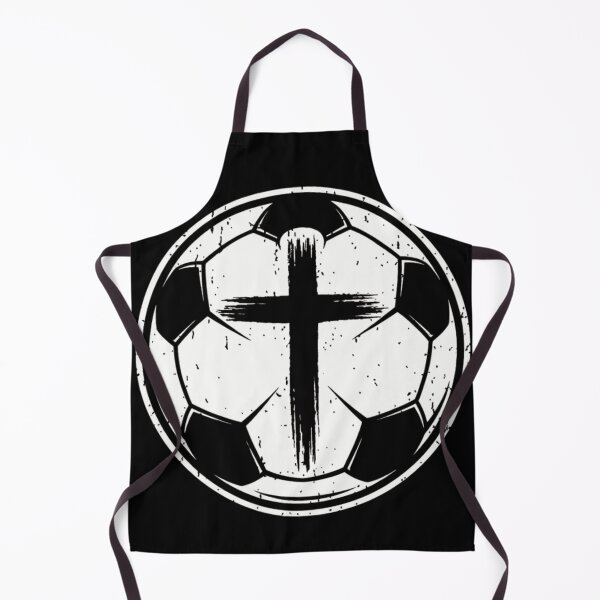 Item preview, Vintage Distressed Soccer Ball Cross Christian Faith Athlete designed and sold by haitrieuic96.