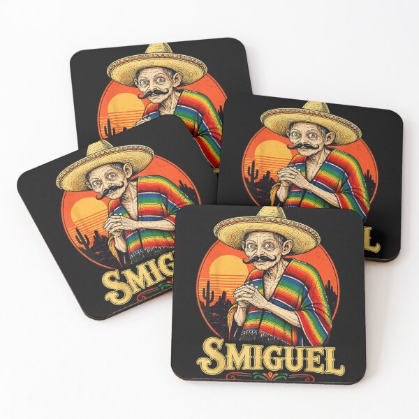 Item preview, Smiguel Mexican Gollum Desert Sunset Parody Sombrero Poncho Western Landscape Shirt designed and sold by YubitaLeLe.
