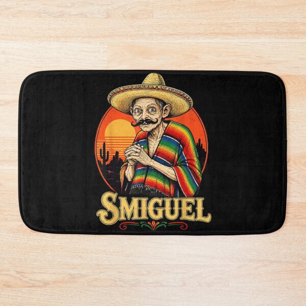 Item preview, Smiguel Mexican Gollum Desert Sunset Parody Sombrero Poncho Western Landscape Shirt designed and sold by YubitaLeLe.
