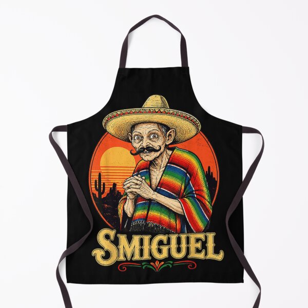 Item preview, Smiguel Mexican Gollum Desert Sunset Parody Sombrero Poncho Western Landscape Shirt designed and sold by YubitaLeLe.