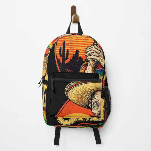 Item preview, Smiguel Mexican Gollum Desert Sunset Parody Sombrero Poncho Western Landscape Shirt designed and sold by YubitaLeLe.