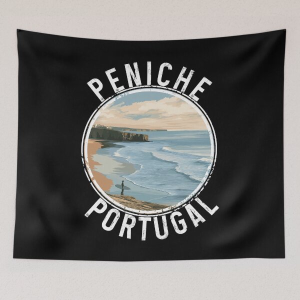 Item preview, Peniche - Portugal (with White Lettering) designed and sold by VelvetRoom.