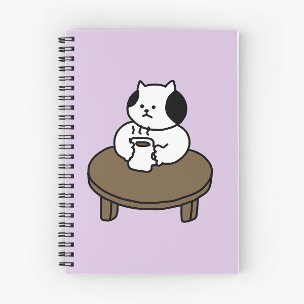 Item preview, a Cat with a cup of coffee designed and sold by superbaechoo.