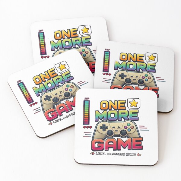 Item preview, One More Game- Retro Gaming Pixel Art designed and sold by Northern Glow Art.