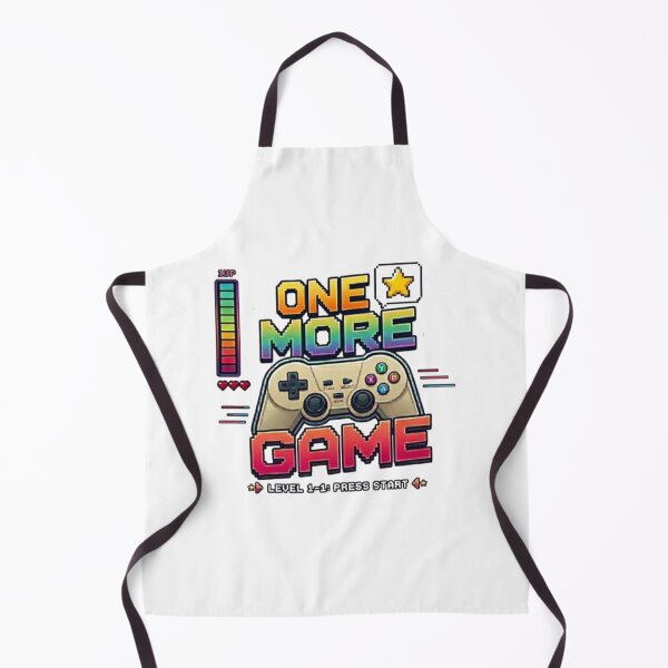 Item preview, One More Game- Retro Gaming Pixel Art designed and sold by Northern Glow Art.